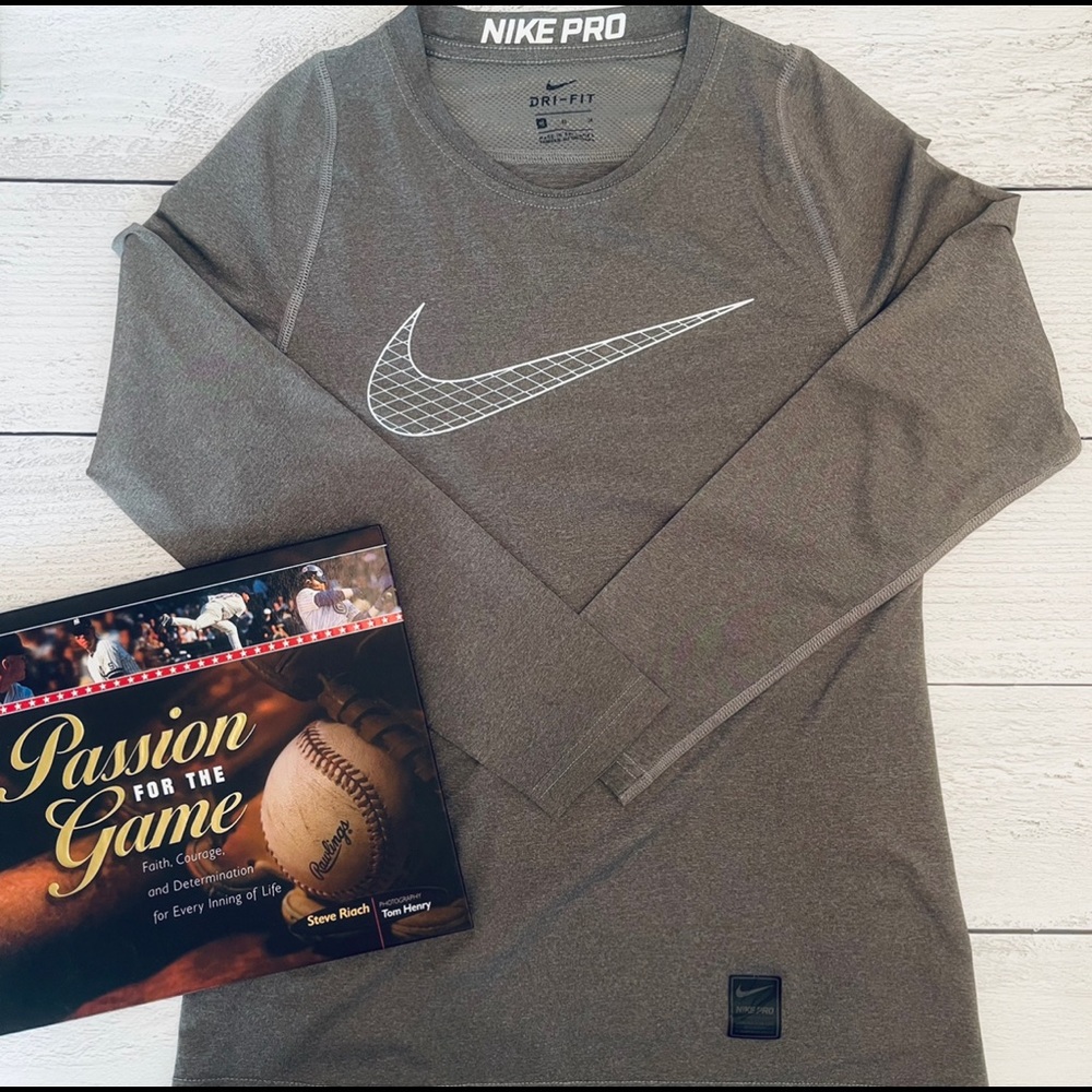 Nike Pro Boys Dry Fit Long Sleeve Shirt M